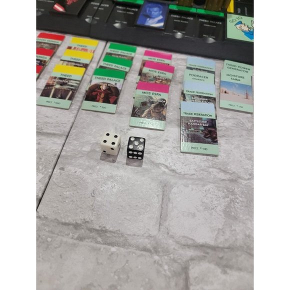 Monopoly Star Wars Episode 1 3D Collectors Edition Board Game 1999 Complete - Picture 12 of 16